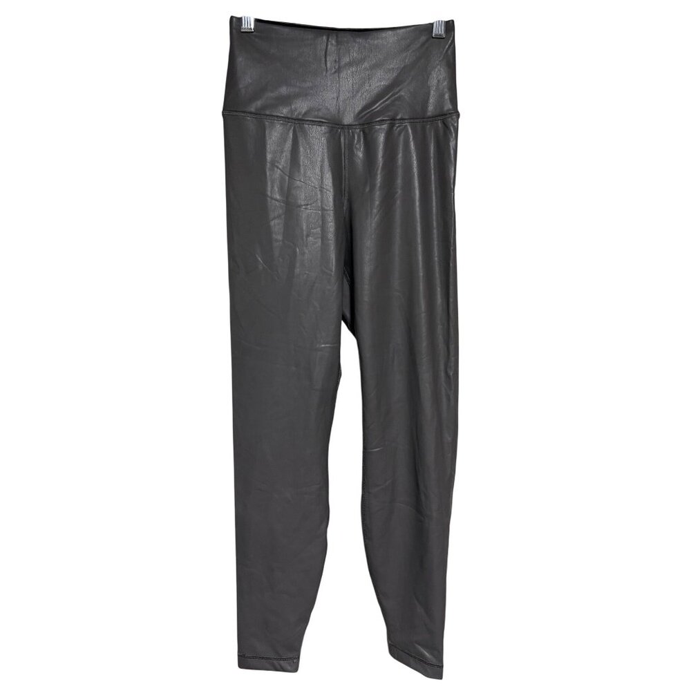Yogalicious Faux Leather Lady Love Ankle Tight  Size S High Rise Fleece Lined